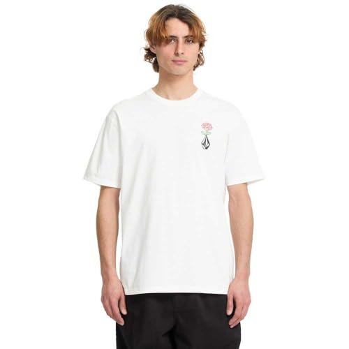 T-shirt Volcom Pleasantry Short Sleeve taille XL en coton noir pour homme