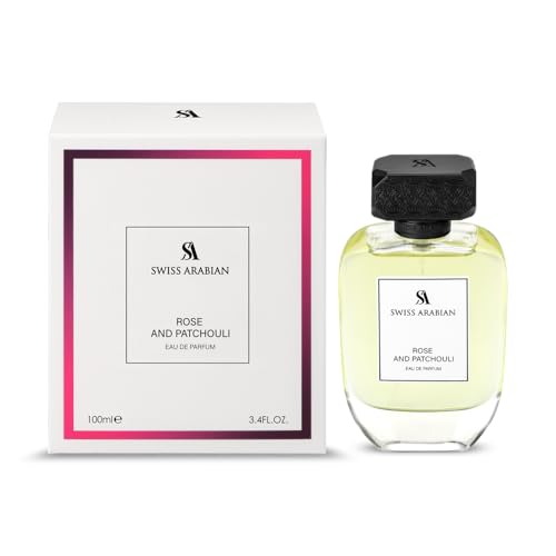 Swiss Arabian Rose and Patchouli for Women - Women's Perfume - White floral, Musk, Citrus Fragrance with Bergamot, Rose, and Sandalwood - 3.4 oz - Image 3