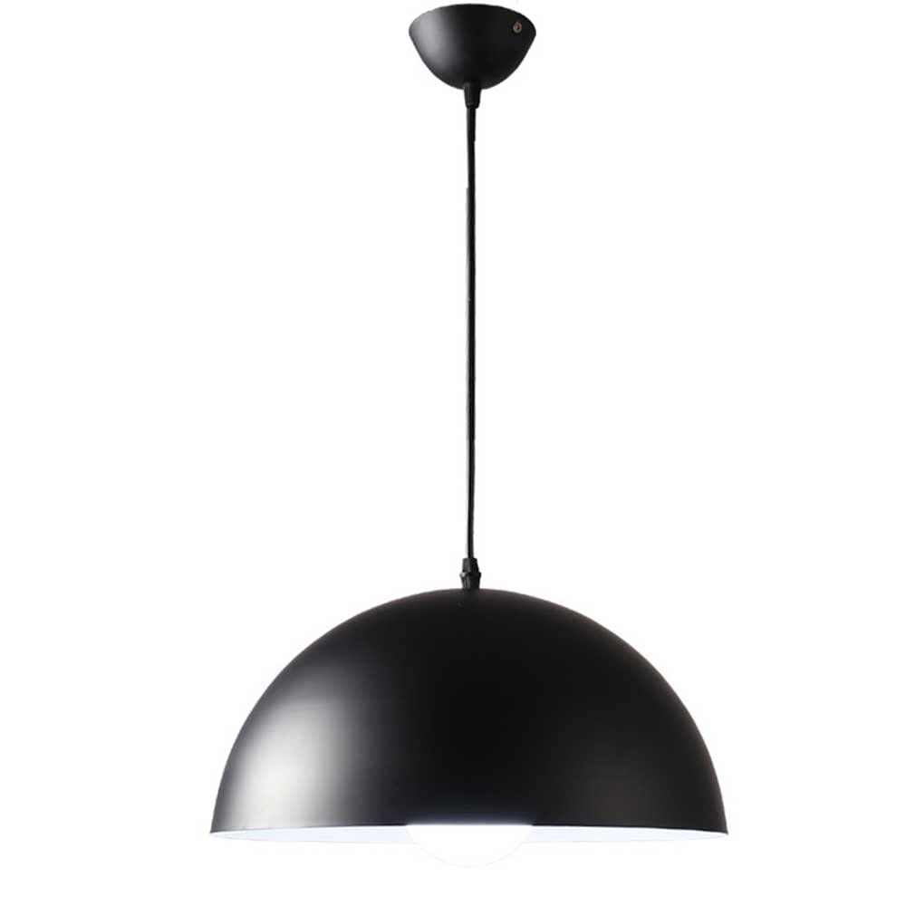 Luminaires industriels réglables noir mat et suspension aluminium style américain