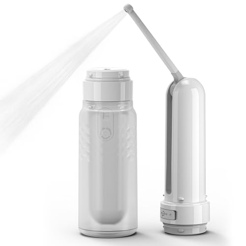 PUGTOW Bidet Électrique Portable Rechargeable – Douche Intime pour Soins Post-partum, Femmes Enceintes, Bébés, Seniors, 320ml – Hygiène Personnelle et Soin Sans Papier