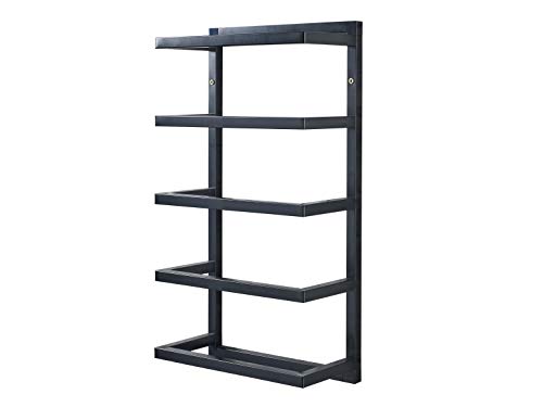 House & Homestyle Toallero, Metal, Negro, Width: 31 cm Depth: 15 cm Height: 57 cm Cover