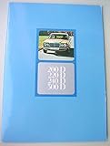  Prospekt Mercedes-Benz 200D 220D 240D 300D / Diesel Limousine Baureihe W123 - von 1975 (=Serienstart!) - 46 Seiten - deutsche Ausgabe - KEIN NACHDRUCK