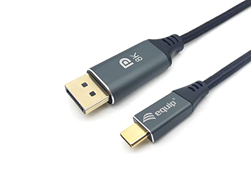 Equip 133421 - Cavo Usb C A Displayport, M/M, 1,0 M, 8 K/60 Hz
