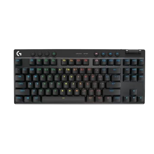 Logitech G PRO X TKL Lightspeed kabellose Gaming-Tastatur -Schwarz - US INT'L Tactile
