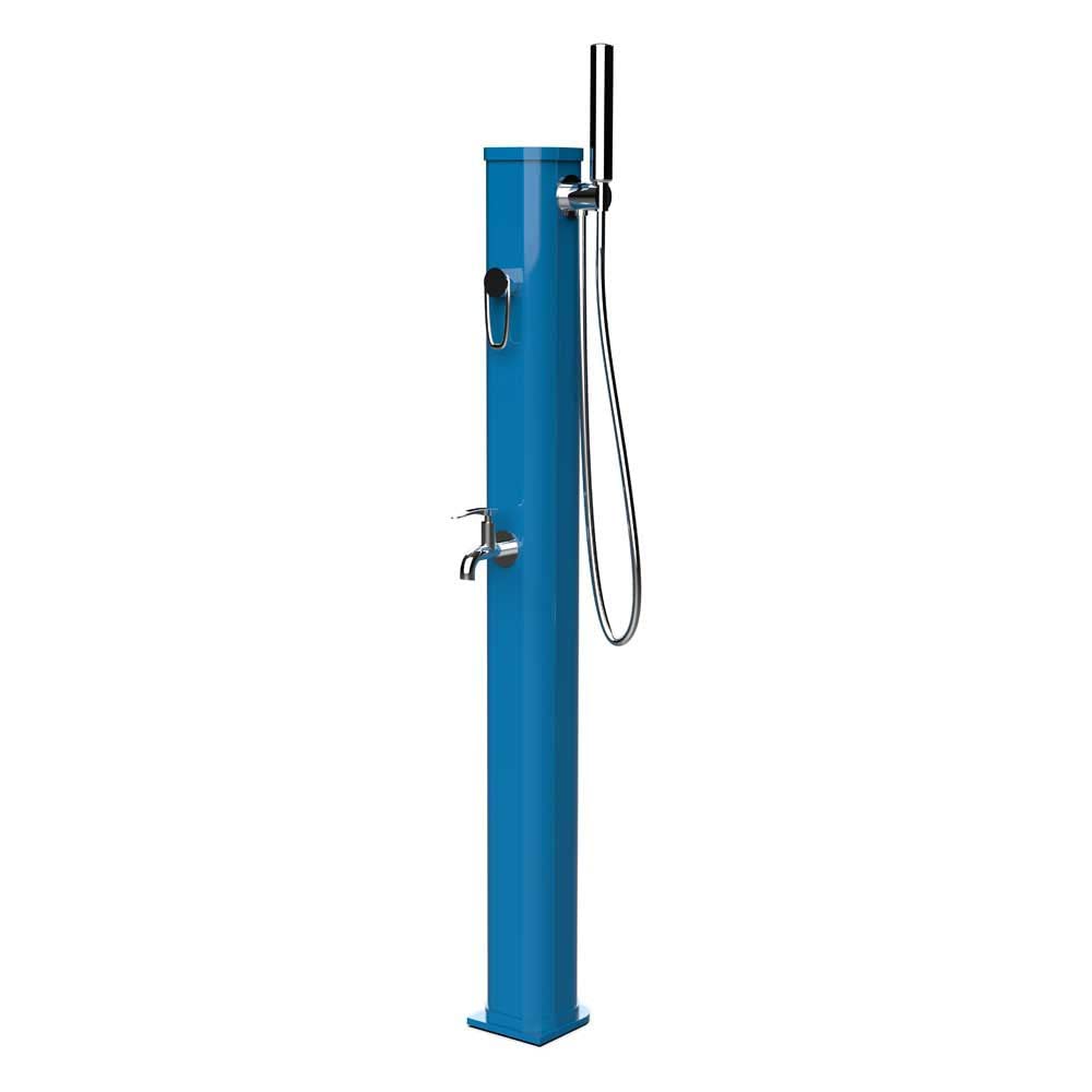Formidra Froura, Solar Shower Jolly GO2 RAL5019 Capri Azul, jardín, Equipos de riego y Herramientas de jardín, Equipos de riego, duchas de jardín, DS-JG141-5019