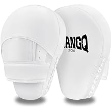 Boxing Pads Curved Focus Mitts, Training Pads,MMA Muay Thai Kickboxing Coaching Martial Arts Punching Hand Target Strike Shield & Boxing Mitts