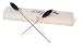 Jaccard Pig Tail Combo Wooden Food Flipper Gift Box,19-Inch/12-Inch, Plastic Handles