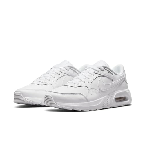 Image of Nike Air Max SC Leather Men's Shoes (10) White /White-White