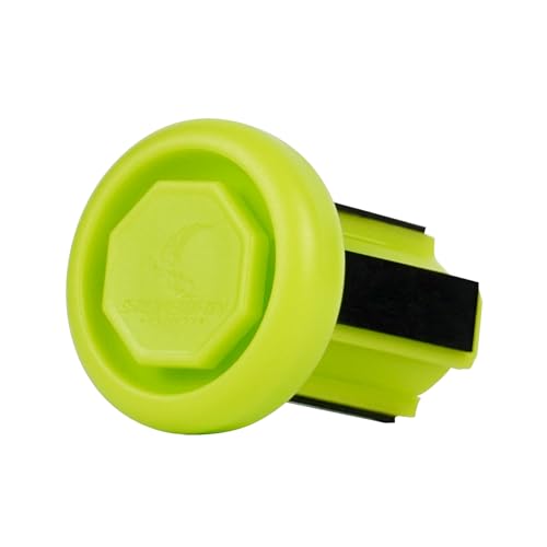 Silverfin Lacrosse End Cap 2Pcs| Lacrosse Stick Butt End Cap: Sturdy & Easy to Install| Lightweight Durable Lacrosse Butt End Caps with Firm Grip for Superior Stick Control All Skill Level (Green)