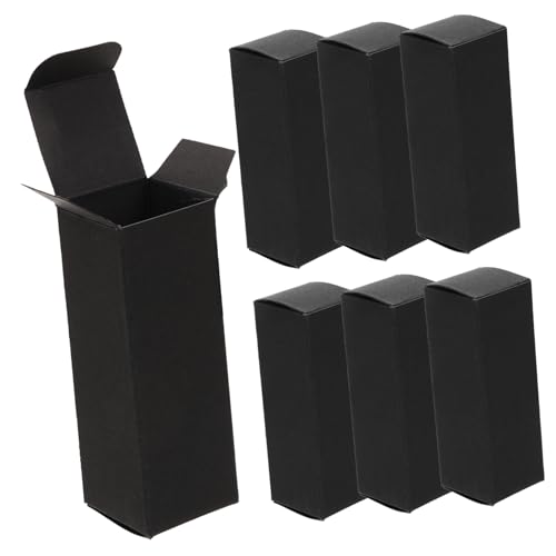 Housoutil 50個 手作り厚手紙製精油包装ボックス 高耐久口紅用 ラッピング箱 シンプルおしゃれで使いやすい口紅包装ケース 贈答用小物収納に