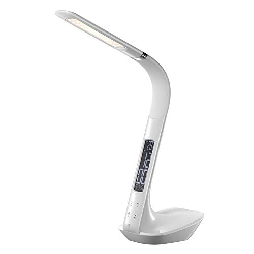 Mode Schwan Augenschutz Tischlampe, Kalender Display Business Office Geschenk Licht, Beleuchtung: 30CM> 1500LUX, Ausgang: DC 12V 1A,White