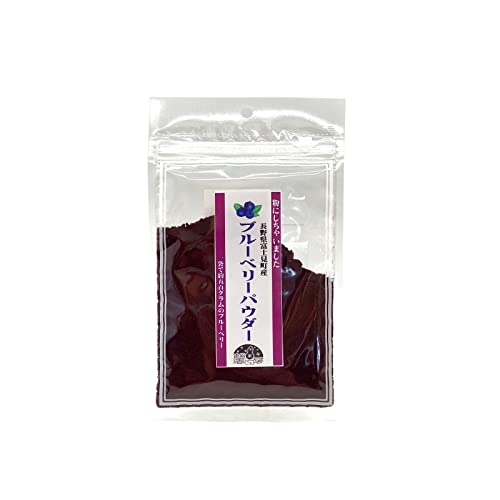 ノーブランド品 八ヶ岳産 規格外の野菜や果実だけで作ったパウダー 50g ブルーベリー