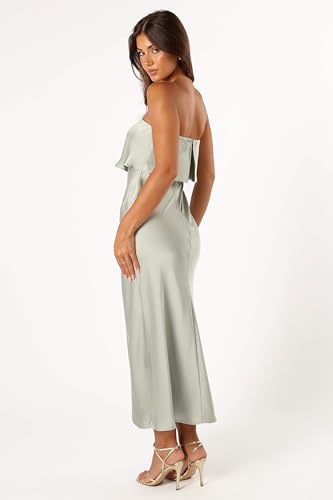 Image of Petal & Pup Women's Vienna Strapless Midi Dress