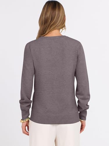 Image of ANRABESS Women's Long Sleeve V Neck Basic Sweaters | Classic Pullover Tops,Soft Loose,Business Casual Work,Travel Vacation,All Day Wear,Fall Spring Outfits,Winter Layer Clothing