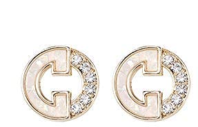 Boucles d'oreilles en Lettres C HHRLCHX mariage bijou bridal pendant