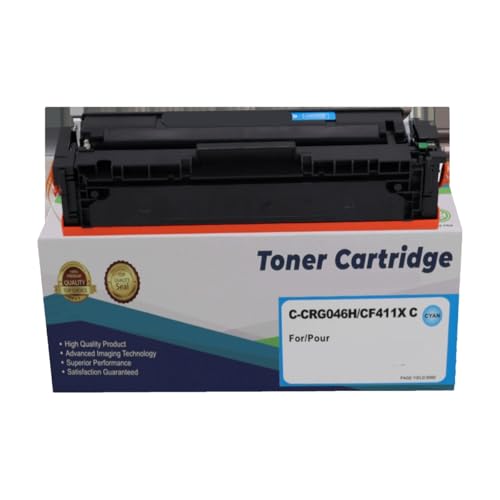Cartouche CF411X Cyan pour imprimante M477fdw M452dw M452dn