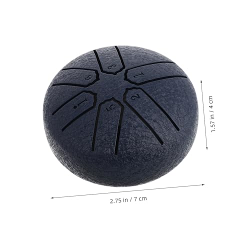 Mini Tambor Steel Tongue Drum Azul portátil miniatura 2