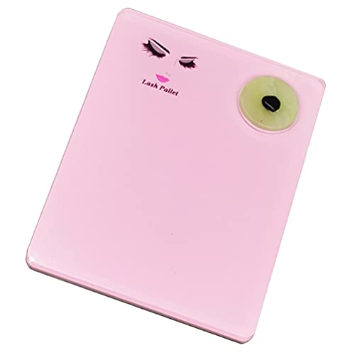 FOMIYES 1pc Eyelash Extension Eye Pallet for Pink False Lash Grafting Eyelash Pad Beauty Salon Tool Reusable Washable Gasket