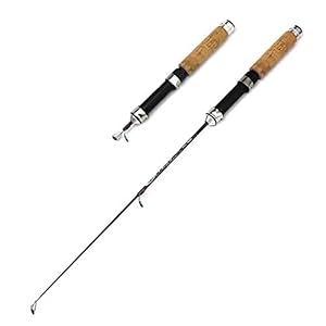 XLNB Winter Garnalen Ijs Hengel Pole Draagbare Winter Hengels Spinning Casting 3 Secties Vis Pole 60 cm