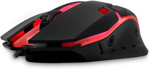 Kit Gamer Teclado Semi Mecanico Gamer Iluminado, Mouse Gamer Com Led USB 3200DPI, 7 Botões