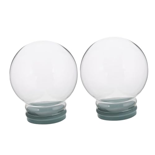 Bolas de nieve de alta transparencia y tapa reforzada para adornos duraderos 2