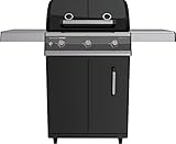 OUTDOORCHEF Gasgrillstation Dualchef 315 G, schwarz, inkl. Drehkorb