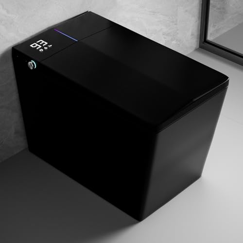 Winzo Square Smart Toilet For Bathroom With Built-In Tank cover