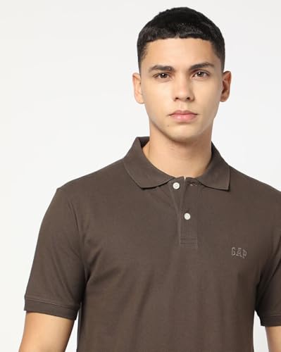 Image of Gap Men Regular Fit Short Sleeves Crew Neck T-Shirt