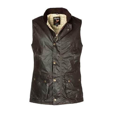 Rydale Men's Waxed Cotton Waistcoat Gilet Cover
