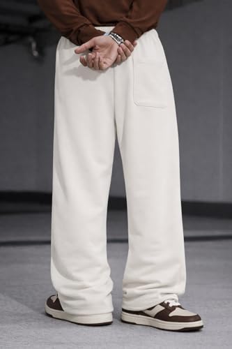 Image of Rockwell Men's Baggy Sweatpants | Cotton Terry Relaxed Fit Joggers for Men | Oversized Streetwear Track Pants | Casual Gym & Everyday Wear| 027