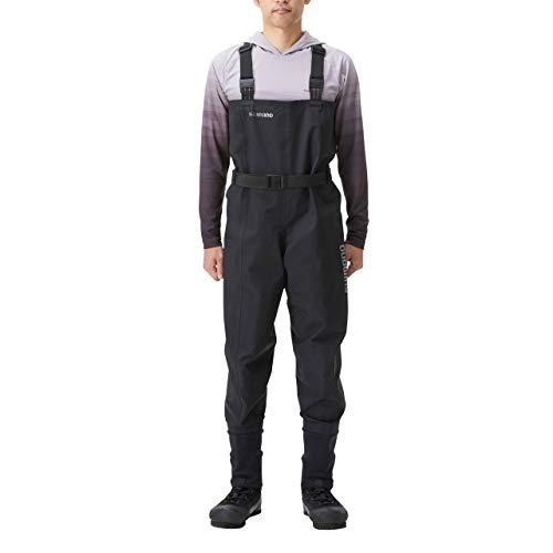 シマノ(SHIMANO) 釣り ウェーダー DS3 ウェーダーチェストハイS FF-027U ブラック M 8枚目