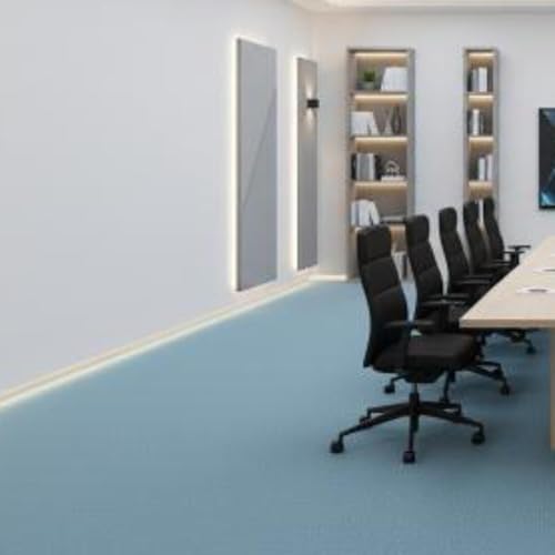 Image of FC Texture-2-Sky-Blue Carpet Luxurious Feel Floring for Residential, Commercial Office & Home and Sound Absorbing Durable Easy Clean Low Maintenance for High Traffic Areas