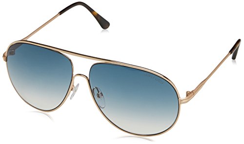 Tom Ford Aviator Sunglasses TF450 Cliff 28P Rose Gold/Havana FT0450
