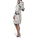 DKNY Women's Dress, Eggshell/Black, 14