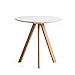 Produktbild HAY - Copenhague CPH20 Beistelltisch Ø 50 cm, lackierte Eiche mit Linoleum, cremeweiß (Mushroom 4176)