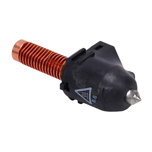 Fafeicy 0.6mm High Printer Nozzle Fast Extruder Nozzle High Speed 3D Printer Nozzle with 280℃ Max Temperature for Pro 3D