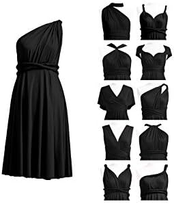 72styles Multi-Way Wrap Short Infinity Dress for Bridesmaids