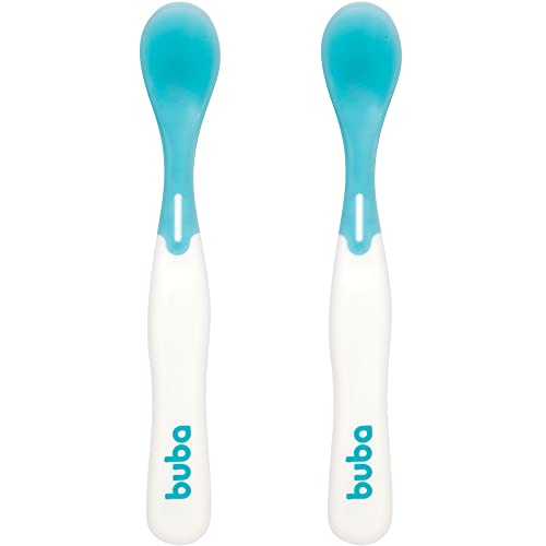 KIT COLHERES TERMOSSENSIVEL AZUL - 2 UNIDADES BUBA