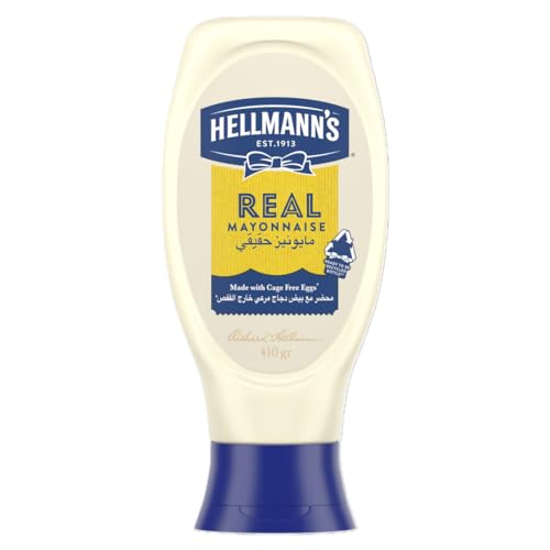 Hellmanns Mayonnaise Ideal As A Dip Dressing Or Spread 100% Recycled Plastic Bottle 410g