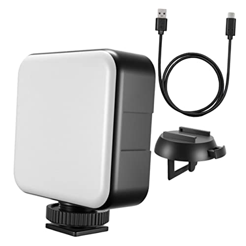 LALAFINA Clip Fill Light for Phone Rechargeable with Brightness Adjustment Portable Led Clip for Laptop