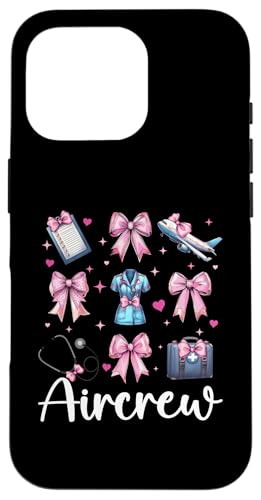 Aircrew フライトナースフライトメディック 救急隊員 ガールコケット スマホケース iPhone 16 Pro 用