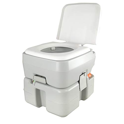 REDCAMP Durable Portable Toilet for Camping, 5.3Gal/20L Waste Tank Leakproof-Designed Easy to Use