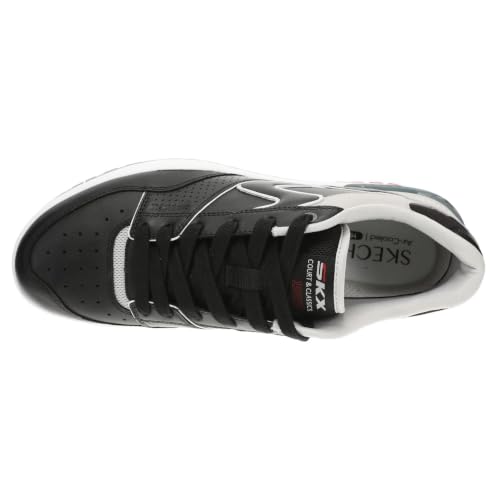 Image of Skechers Court & Classics S-1992 Men's Sneaker, 8.5 D(M) US, Black-Red