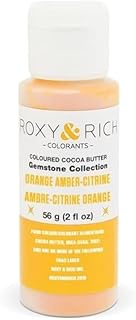 Roxy & Rich Gemstone Collection Cocoa Butter, 56 Grams Orange Amber-Citrine