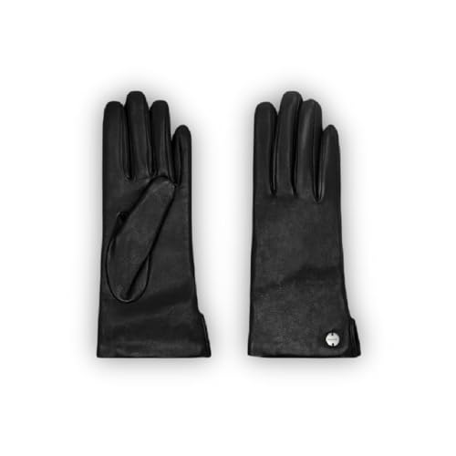 Coccinelle Guanti In Pelle Audrey Nero - Large