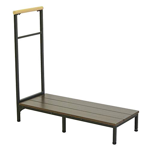 フクダクラフト 玄関台 手すり付き 踏み台 幅90cm SG-T90