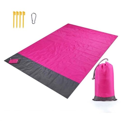 LWDZD 2 * 2M Picnic portátil Mat de Picnic a Prueba de Agua Manta de Bolsillo Mat de Bolsillo Camping Tienda de campaña Matería de Tierra Colchón Camping Matear for 6 Adultos