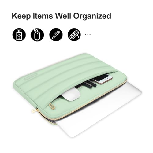 MOSISO 13.3 inch Laptop Case, 13-13.3 inch Puffy Laptop Sleeve Compatible with MacBook Air 13.6 M5 M4 M3 M2 M1/Neo/Pro 13/14 - Image 2