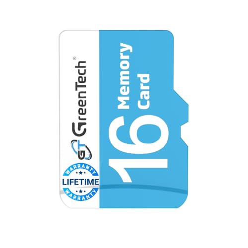 Image of GreenTech 16 GB Micro SD Memory Card with Ultra High Speed 3.0 | Full HD Video Resolution | Upto 100 Mbps Read Speed | Suitable for Tablet, Camera, Smart Phone, Surveillance, Drone