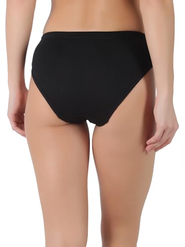 Image of Dollar Lehar Super Combed Cotton Women's Solid Hipster Panty - Actual Colour May Vary
